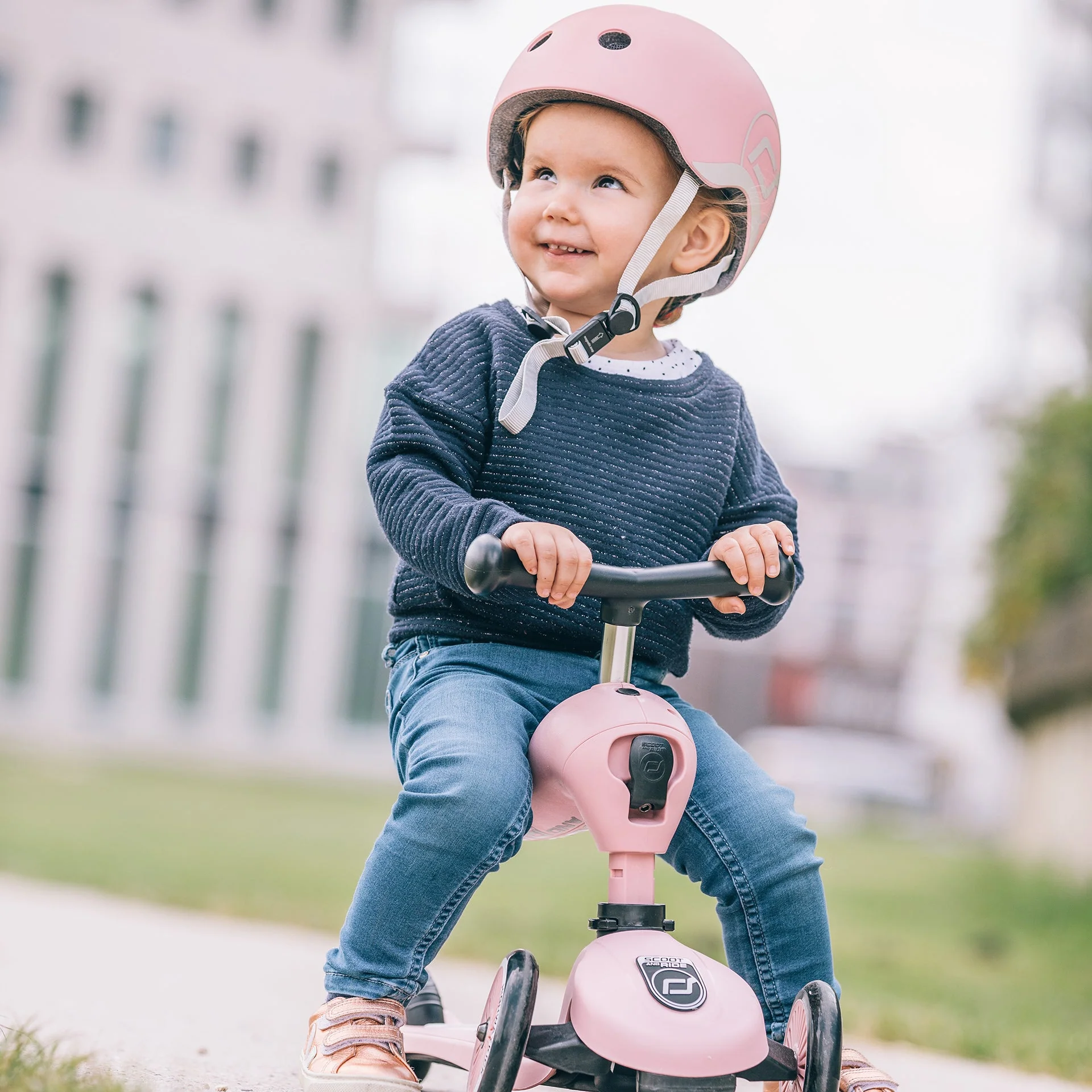 Scoot and Ride Baby Helmet in Rose – XXS Size for 1-3 Year Old - Image 2