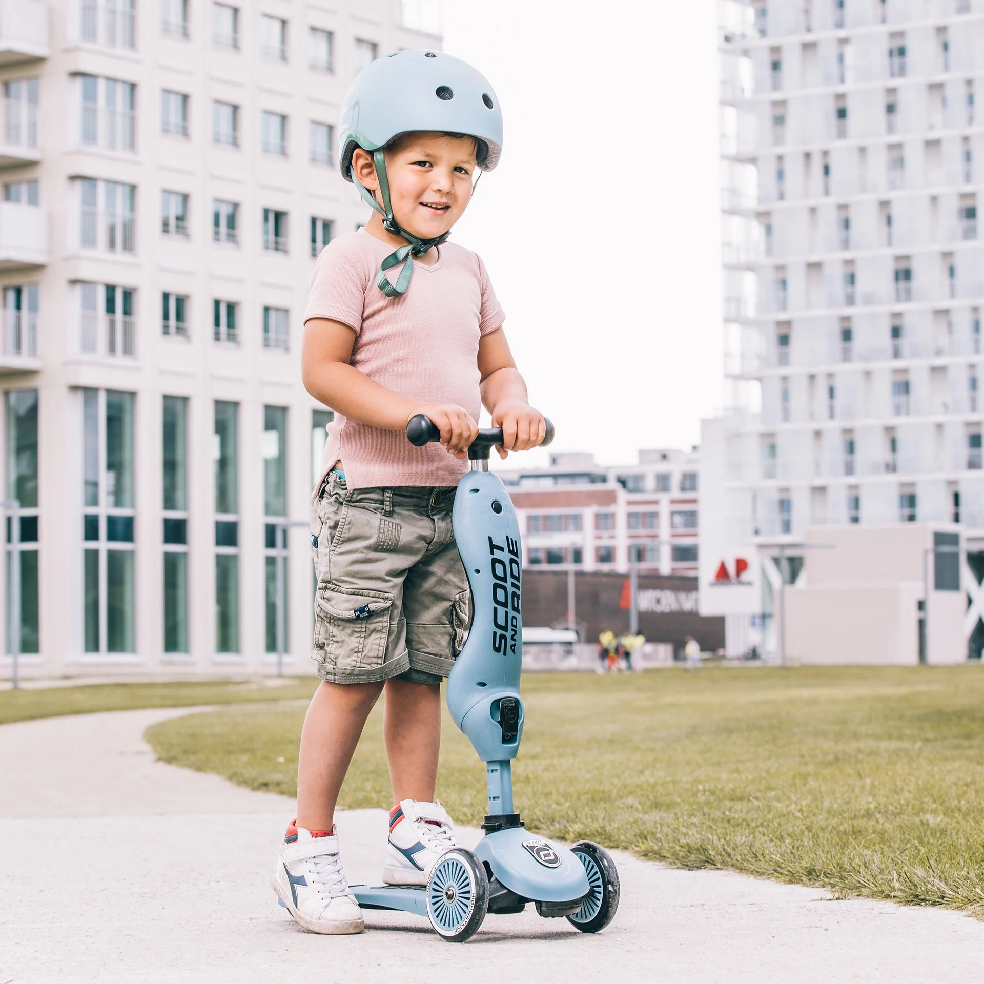 Scoot and Ride Baby Helmet in Steel – XXS Size for 1-3 Year Old - Image 2