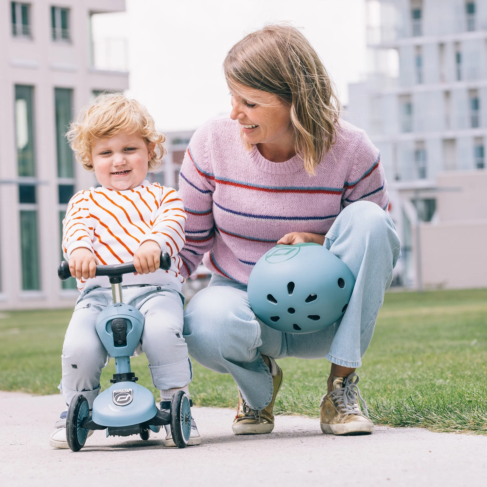 Scoot and Ride Baby Helmet in Steel – XXS Size for 1-3 Year Old - Image 3