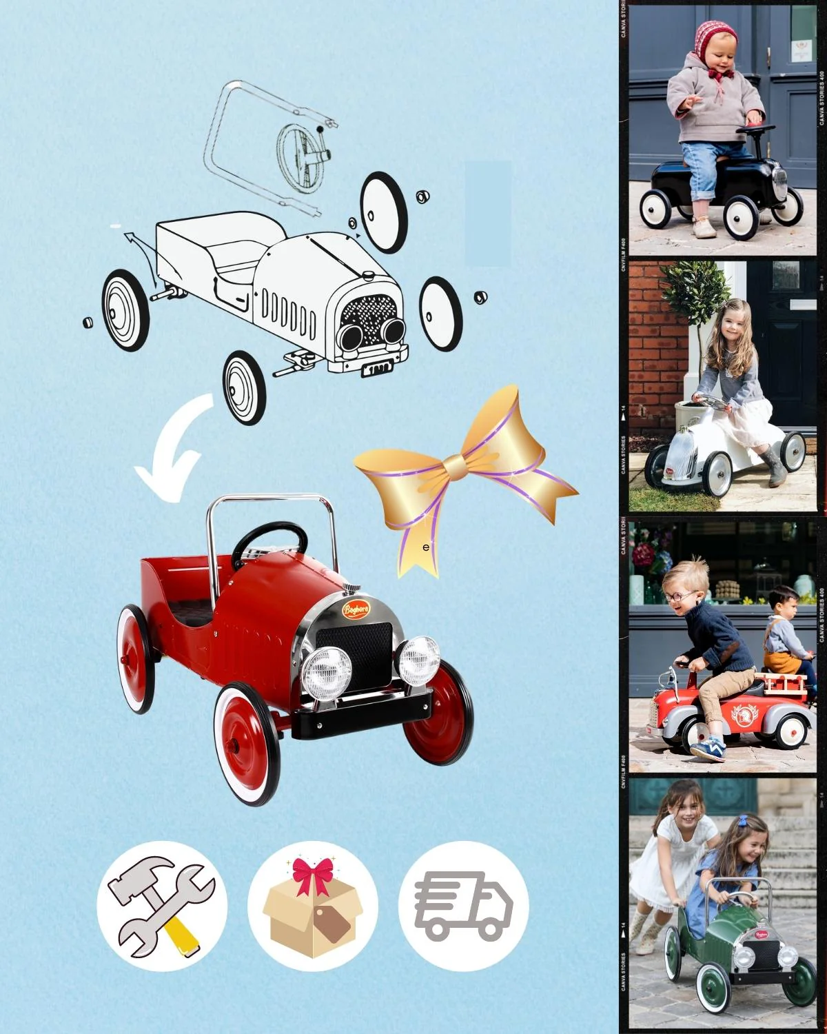 Baghera Ride-On SPEEDSTER PLANE - Image 8