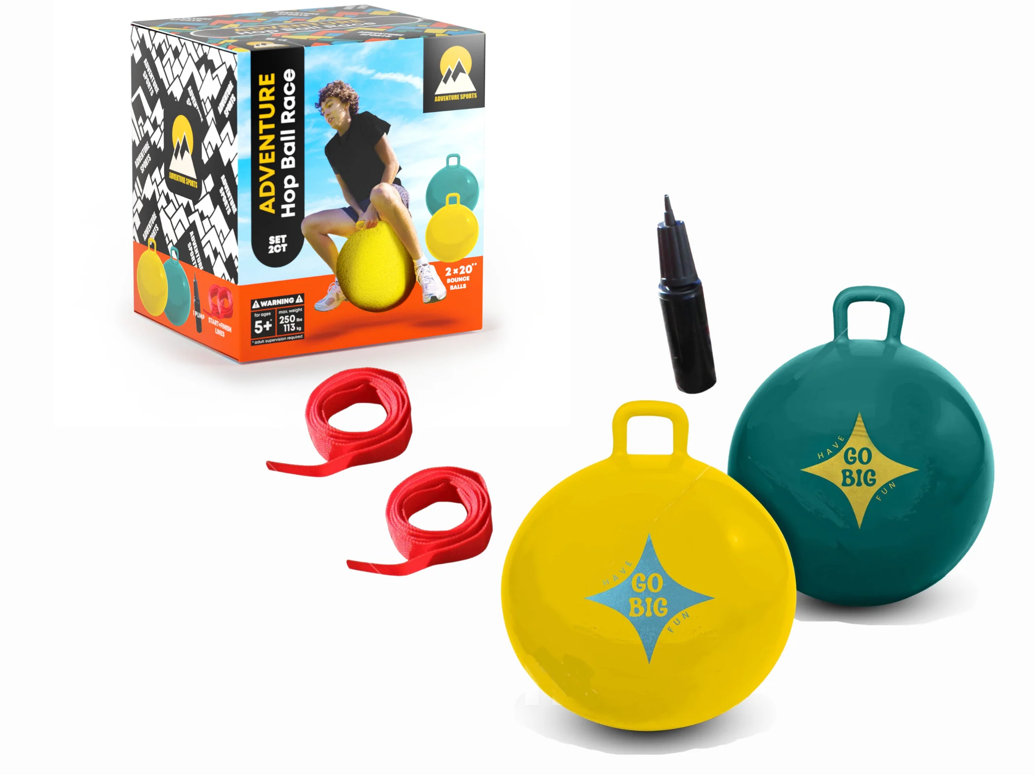 Bijou Set of 2 Hop Ball Race set - Image 3