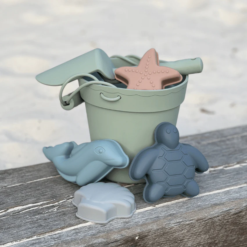 Bug + BeanSilicone Beach and Sand Toy 6-Piece Set - Image 3