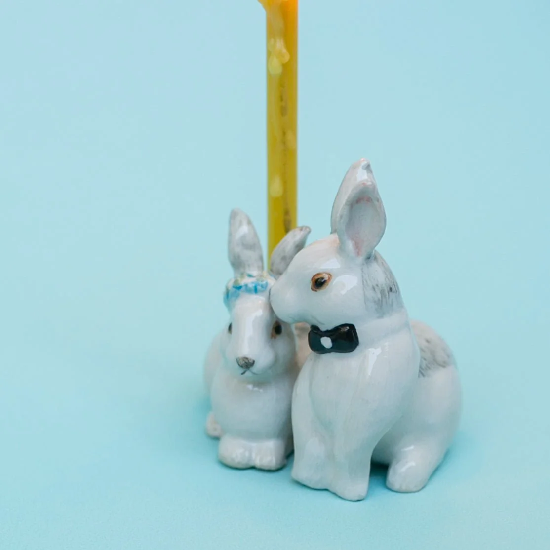 Camp Hollow Love Bunnies Wedding Cake Topper - Image 4