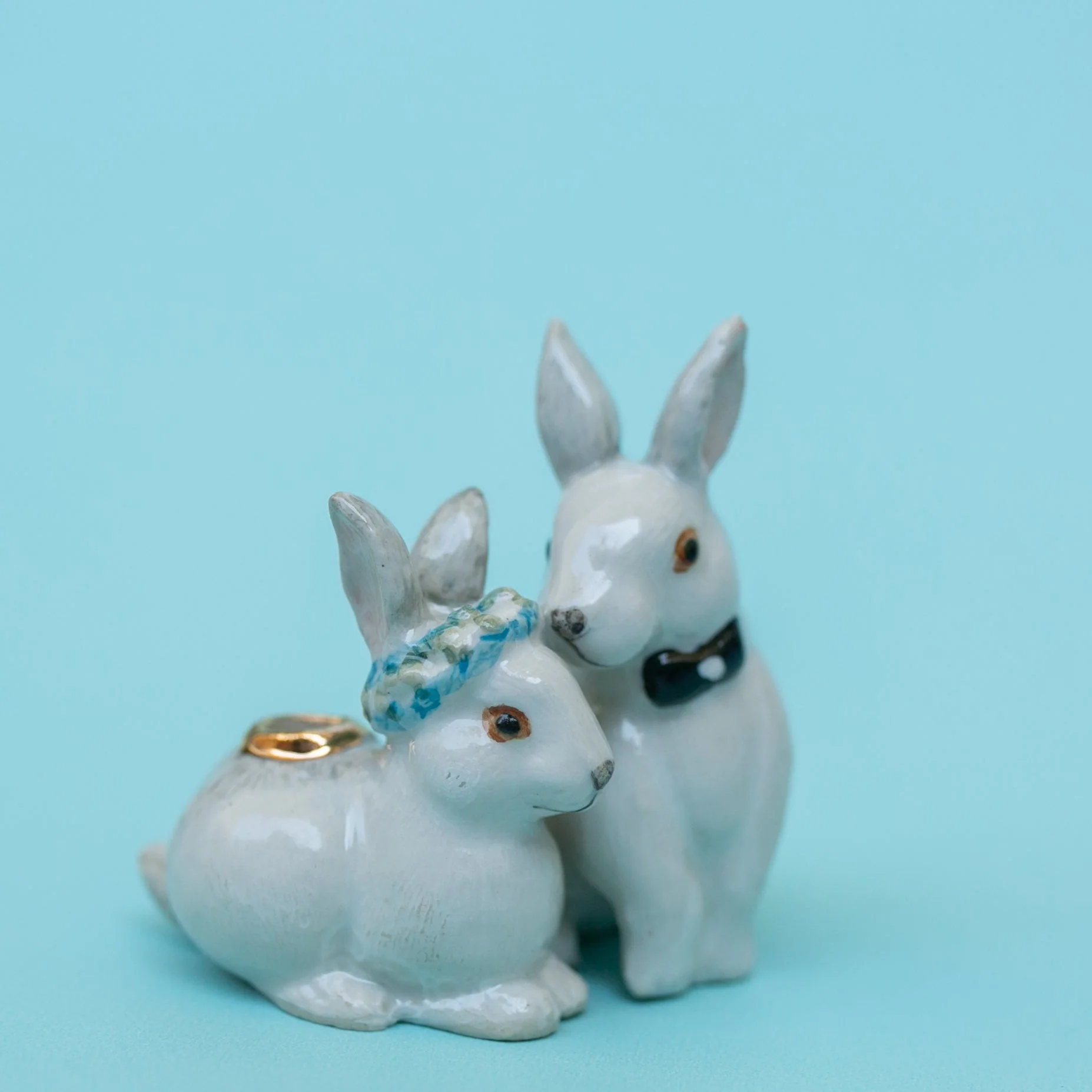 Camp Hollow Love Bunnies Wedding Cake Topper - Image 6