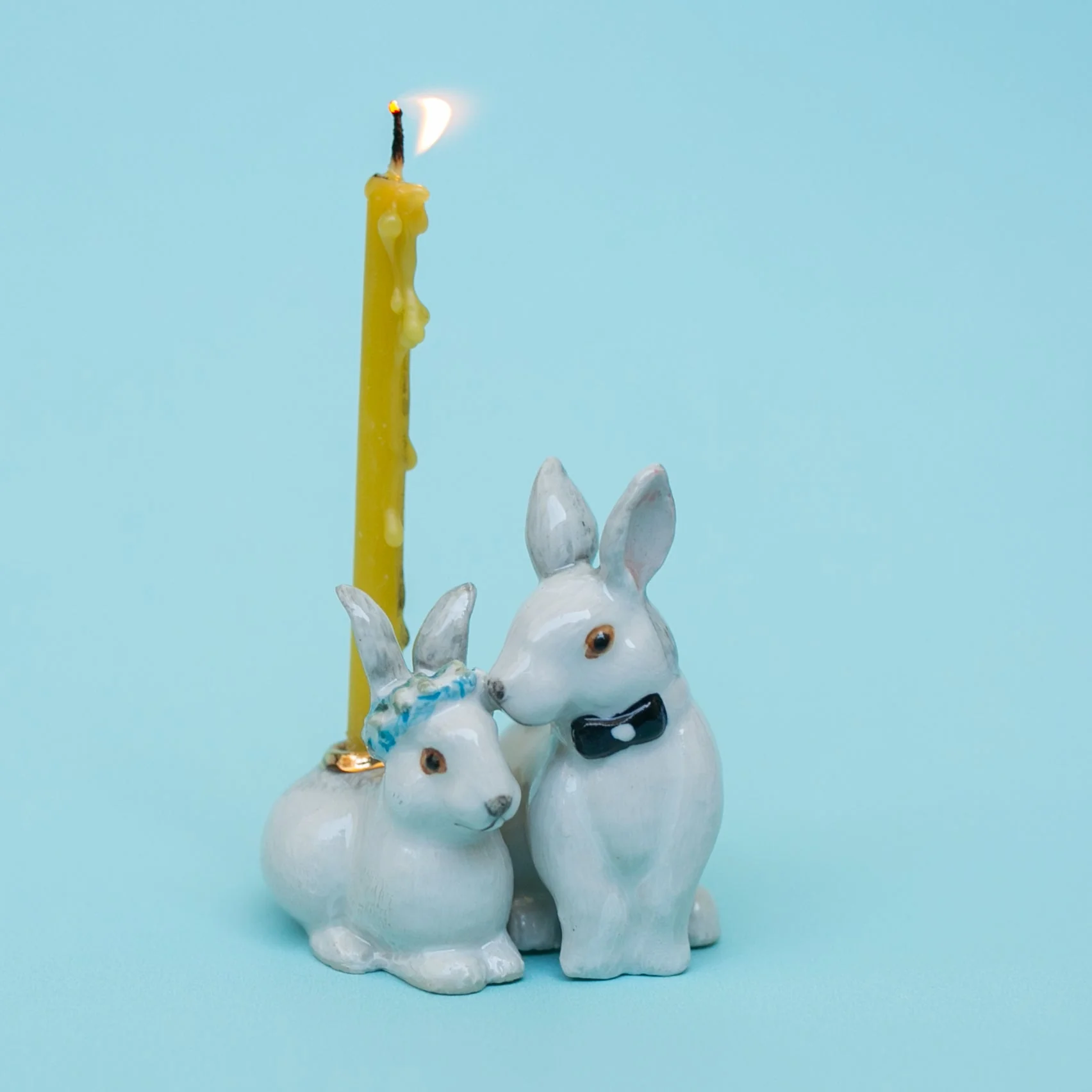 Camp Hollow Love Bunnies Wedding Cake Topper - Image 7