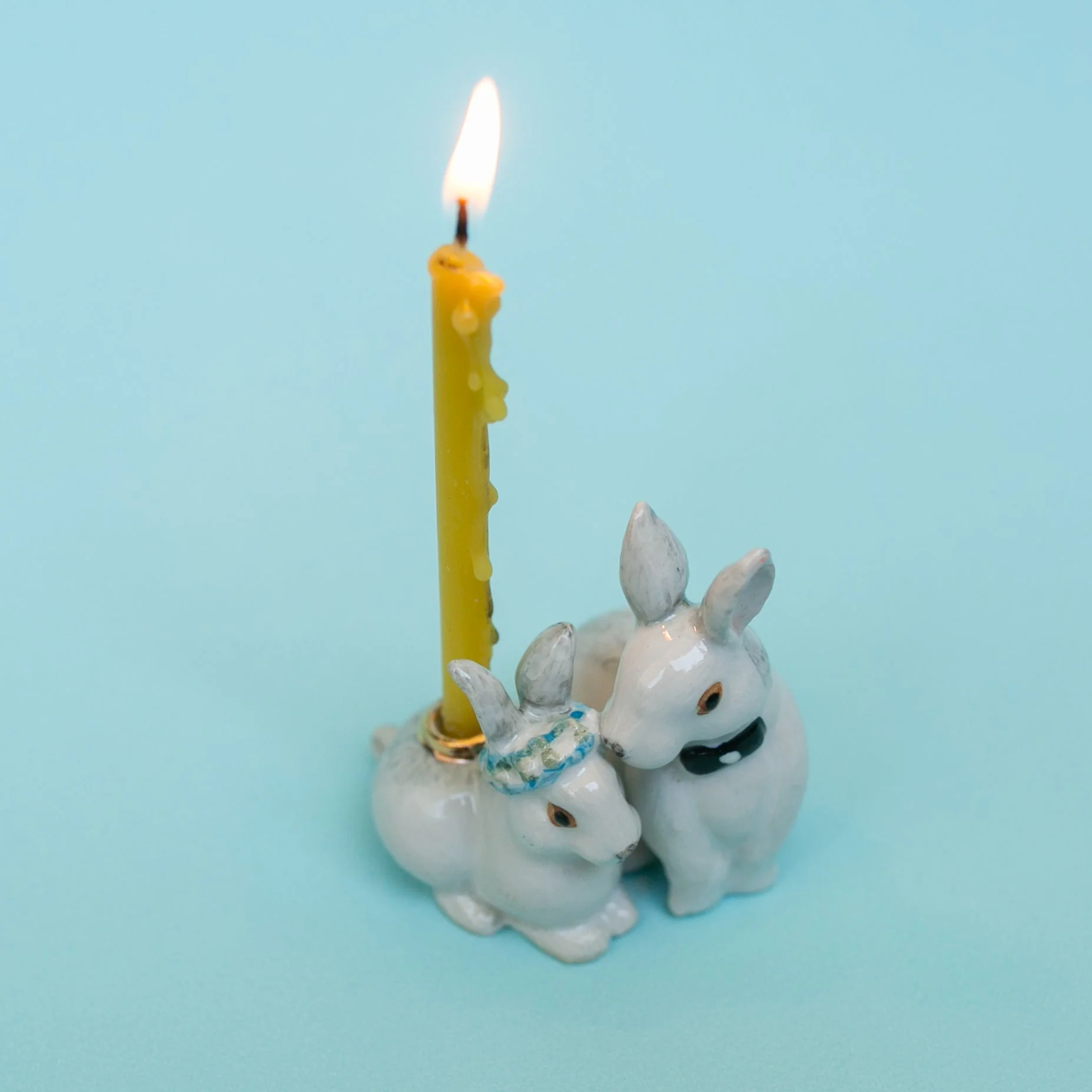 Camp Hollow Love Bunnies Wedding Cake Topper - Image 8