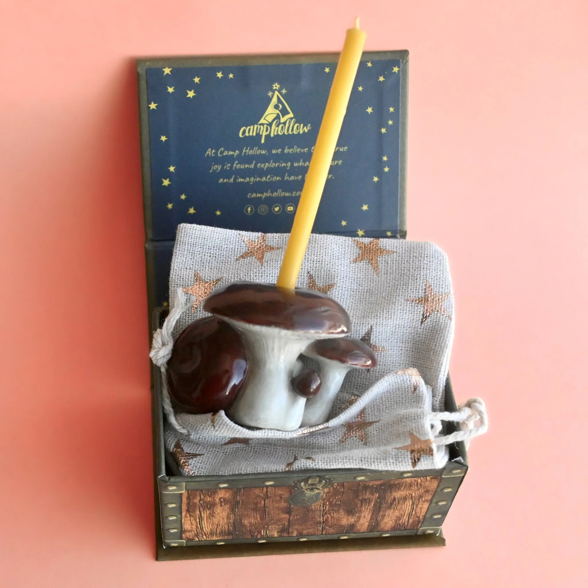 Camp Hollow Mahogany Mushroom Cluster Cake Topper - Image 3