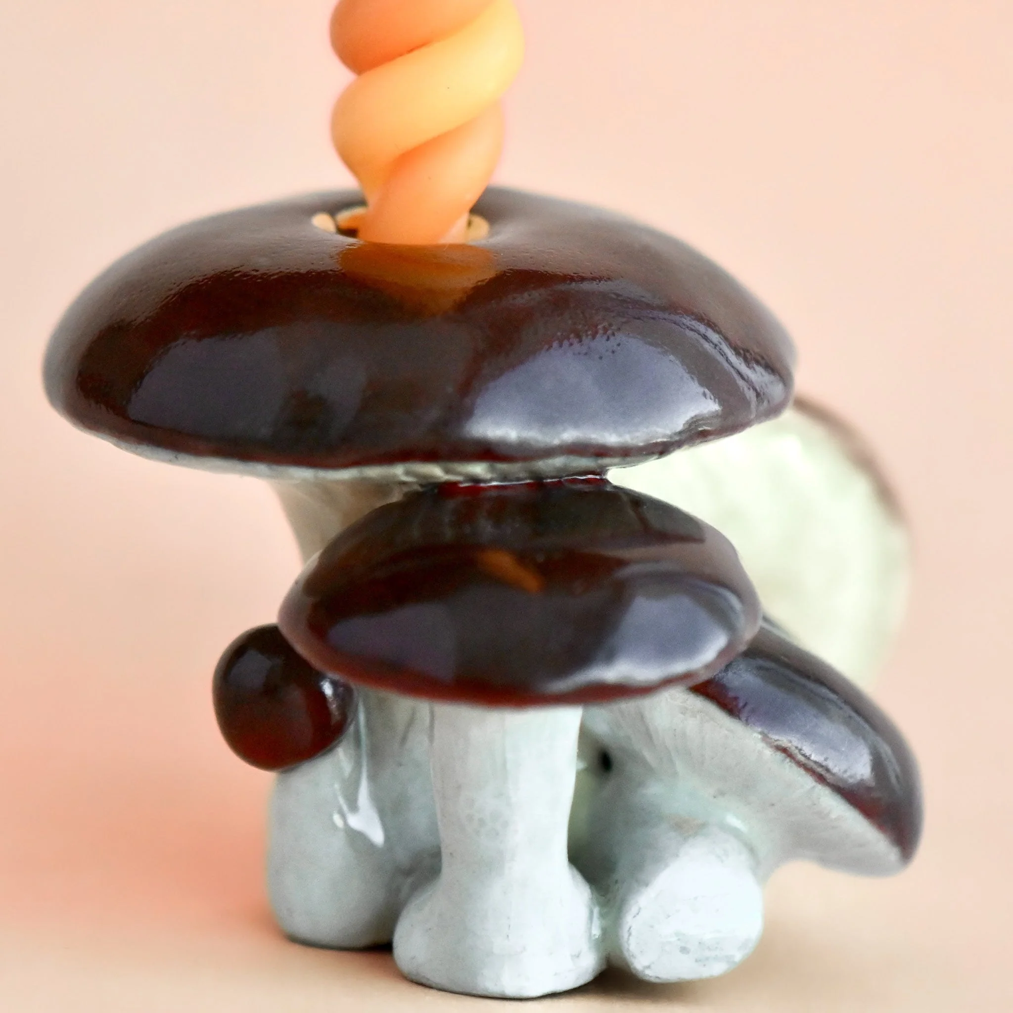 Camp Hollow Mahogany Mushroom Cluster Cake Topper - Image 6