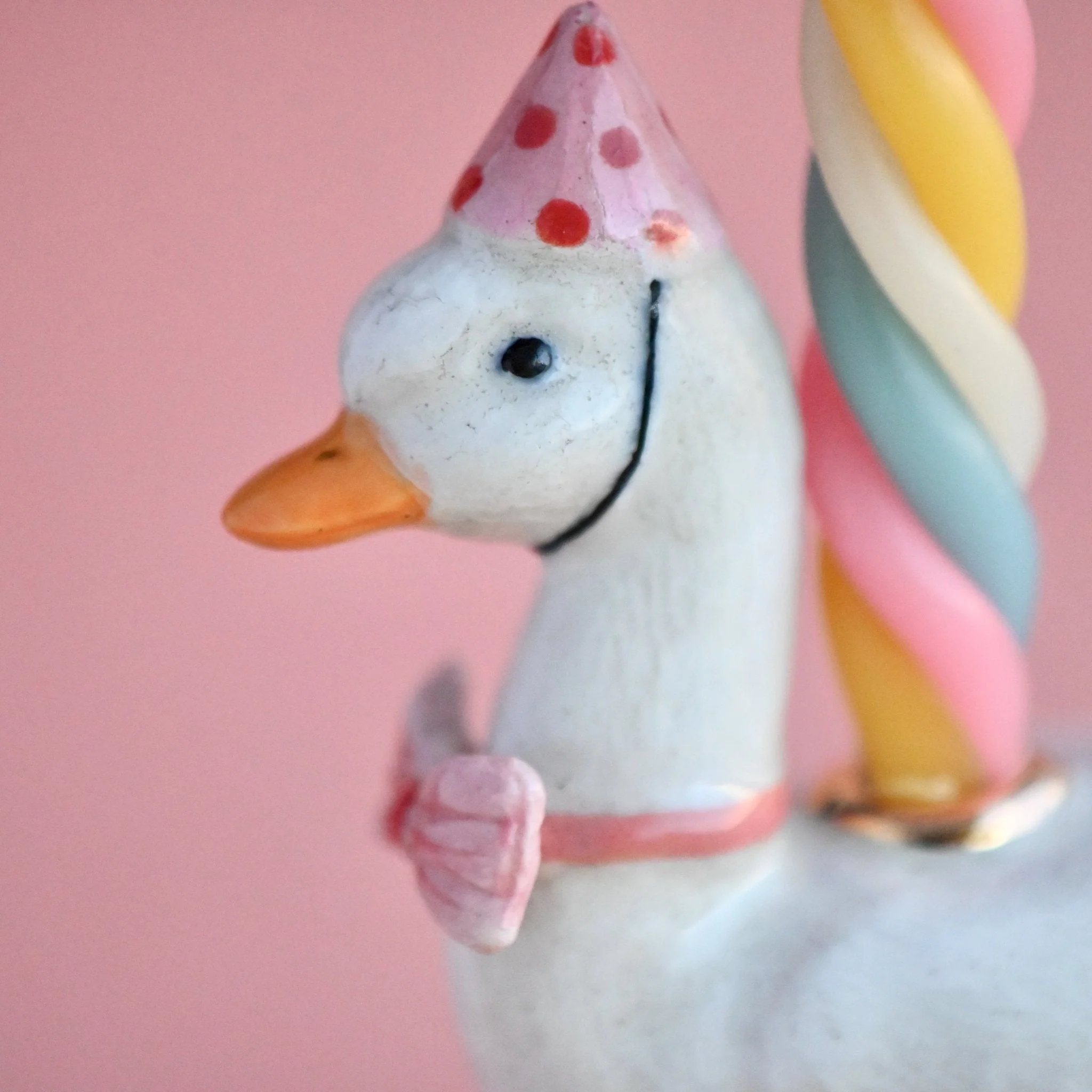 Camp Hollow Pink Goose Cake Topper - Image 3