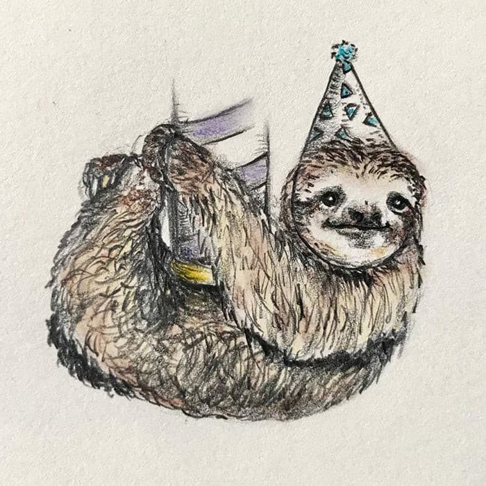 Camp Hollow Sloth Cake Topper - Image 5