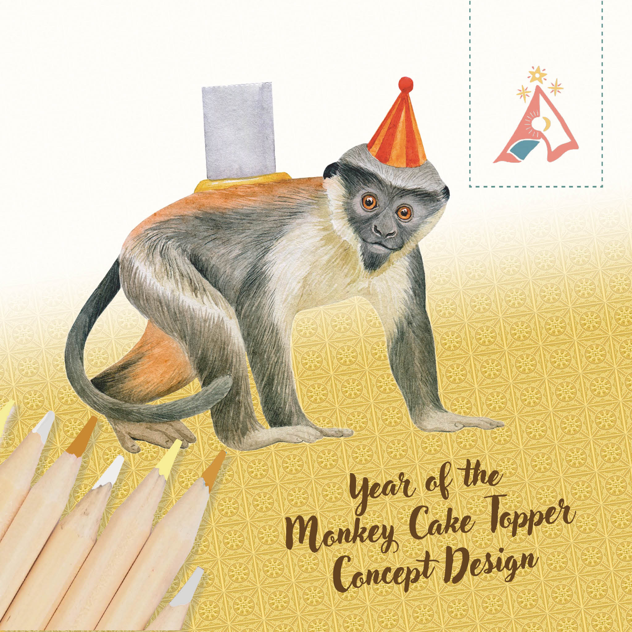 Camp Hollow Year of the Monkey Cake Topper - Image 7