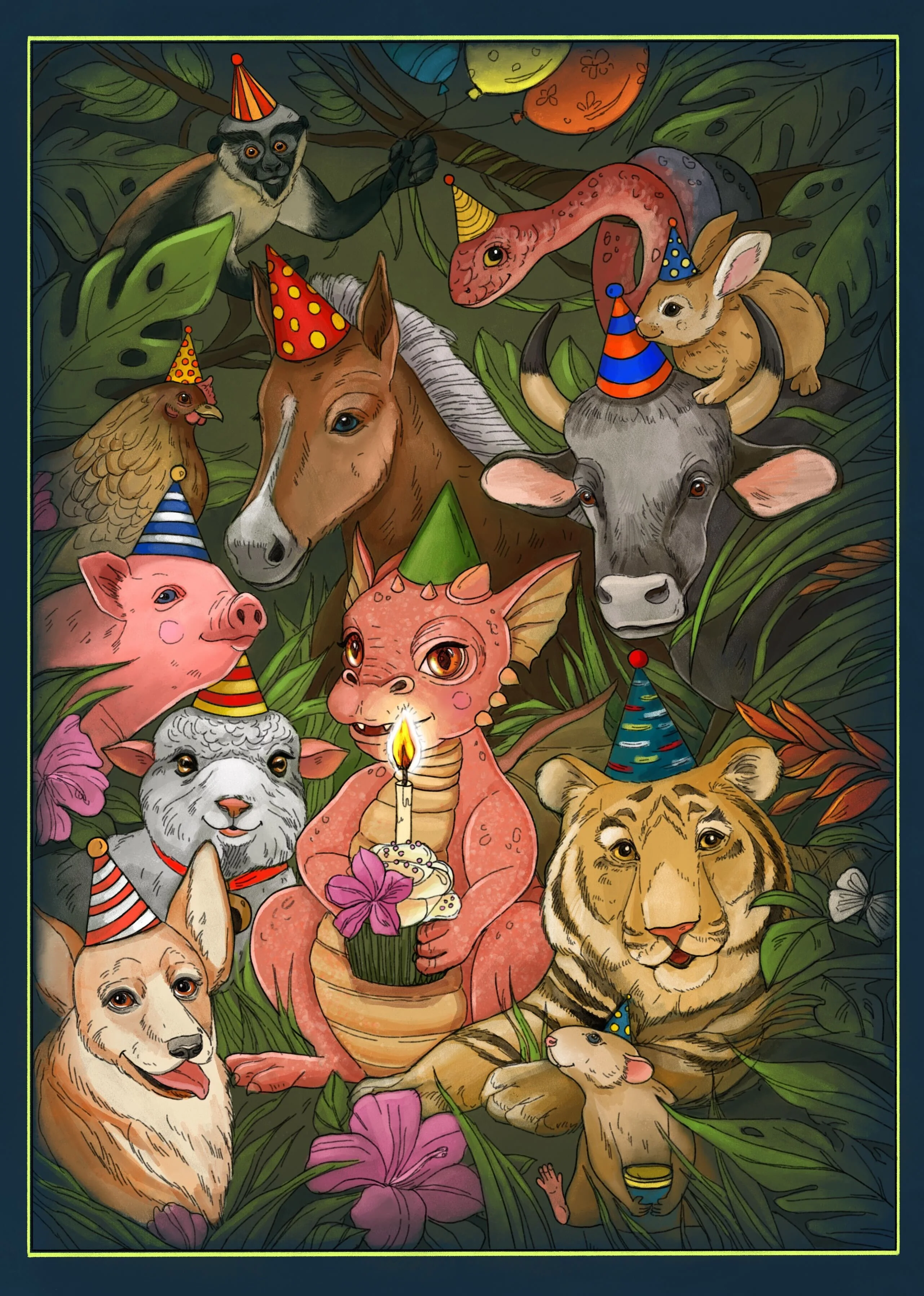 Camp Hollow Year of the Rat Cake Topper - Image 6