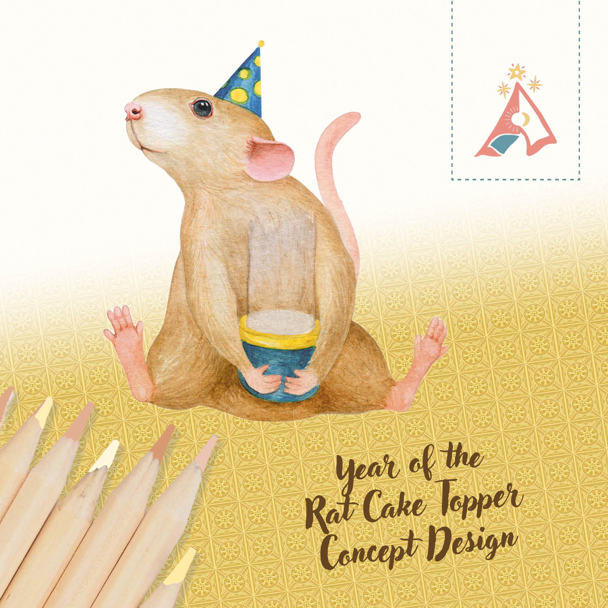 Camp Hollow Year of the Rat Cake Topper - Image 7