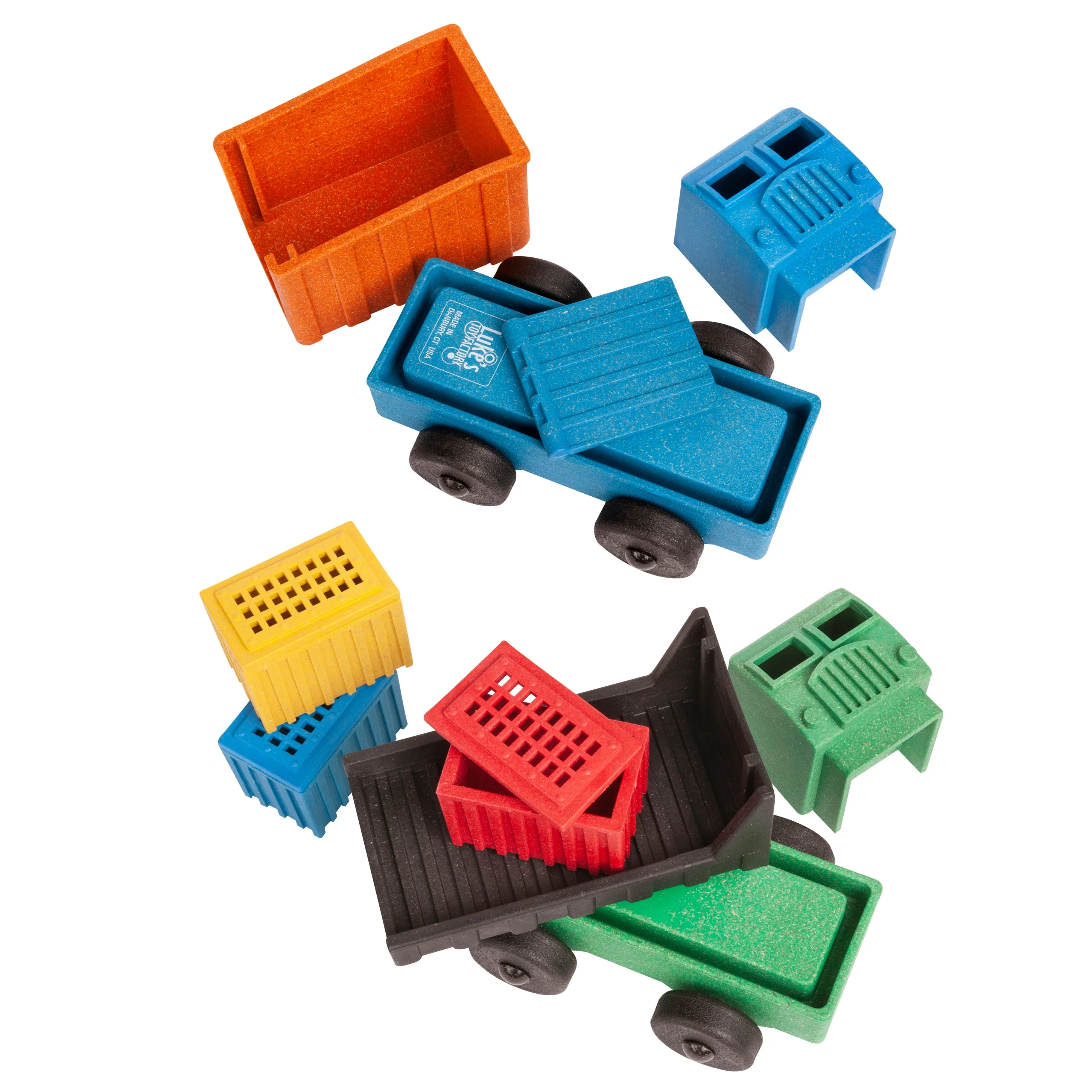 Luke's Toy Factory Cargo and Dump Truck 2 Pack - Image 4