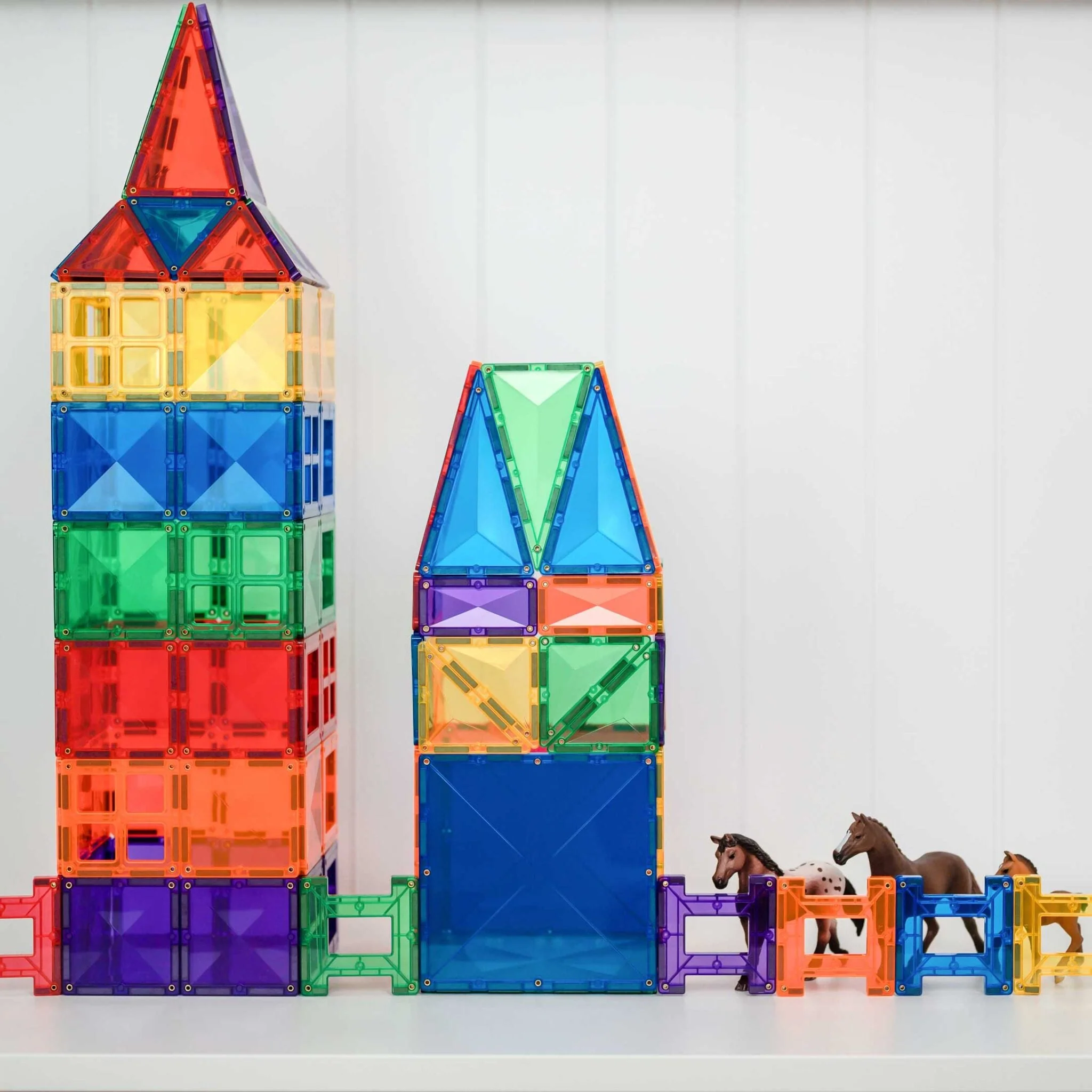 Connetix Magnetic Tiles | Rainbow Creative Pack (102 pcs) - Image 3
