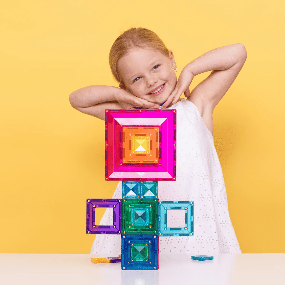Connetix Magnetic Tiles | Bright Portal Pack (48 pcs) - Image 3