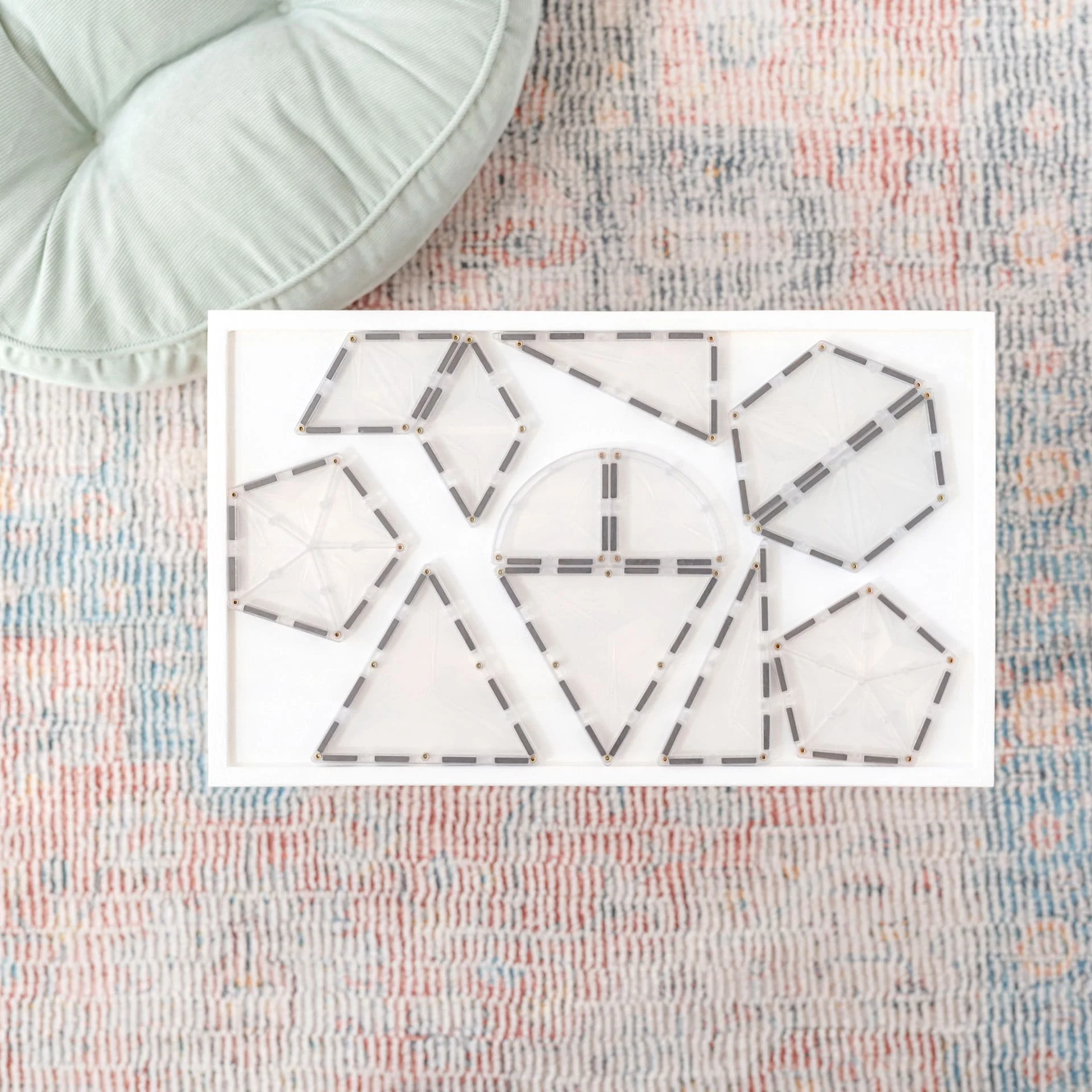 Connetix Magnetic Tiles | Clear Expansion Pack (24 pcs) - Image 4