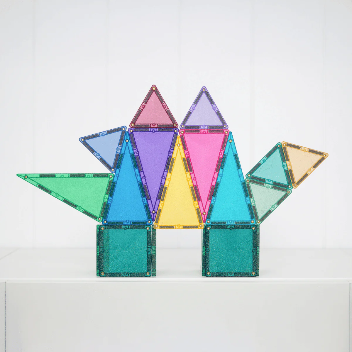 Connetix Magnetic Tiles | Glitter Castle Pack (48 pcs) - Image 7