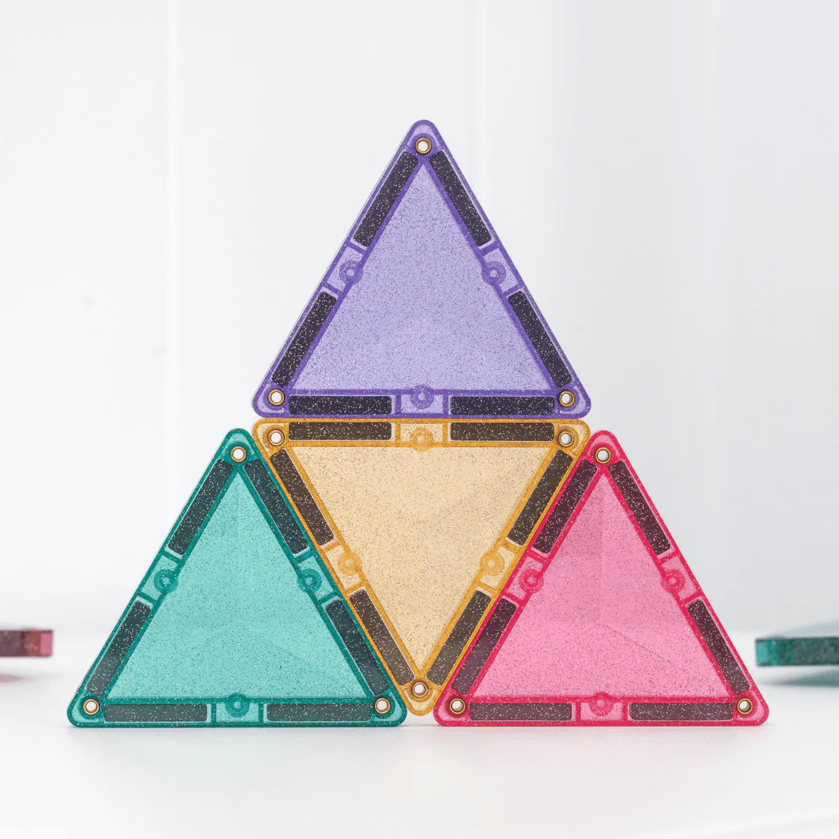 Connetix Magnetic Tiles | Glitter Castle Pack (48 pcs) - Image 8