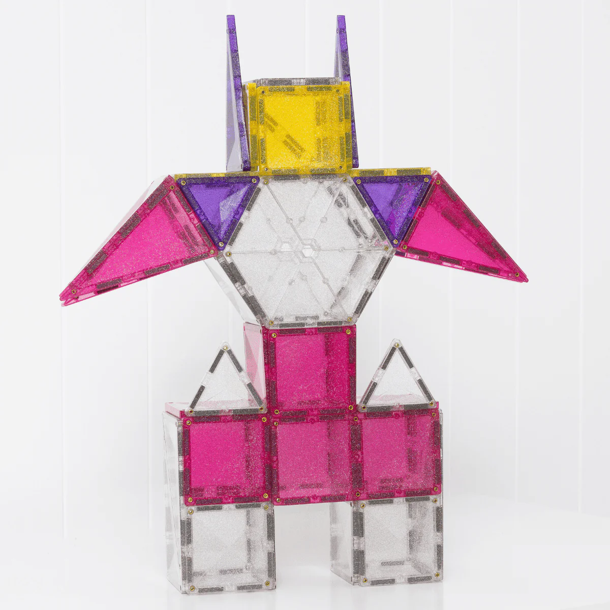 Connetix Magnetic Tiles | Glitter Unicorn Pack (56pcs) - Image 5