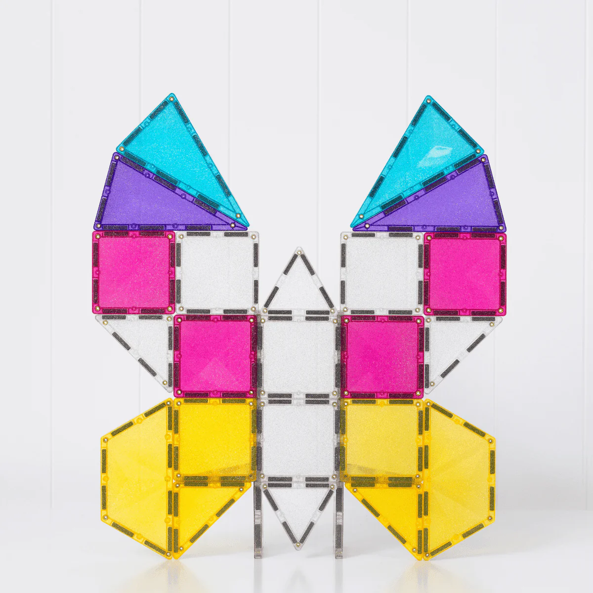 Connetix Magnetic Tiles | Glitter Unicorn Pack (56pcs) - Image 7