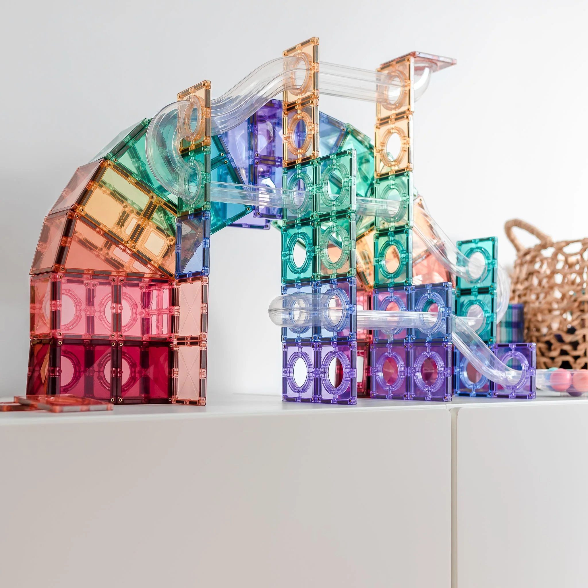 Connetix Magnetic Tiles | Pastel Marble Run (106 pcs) - Image 11