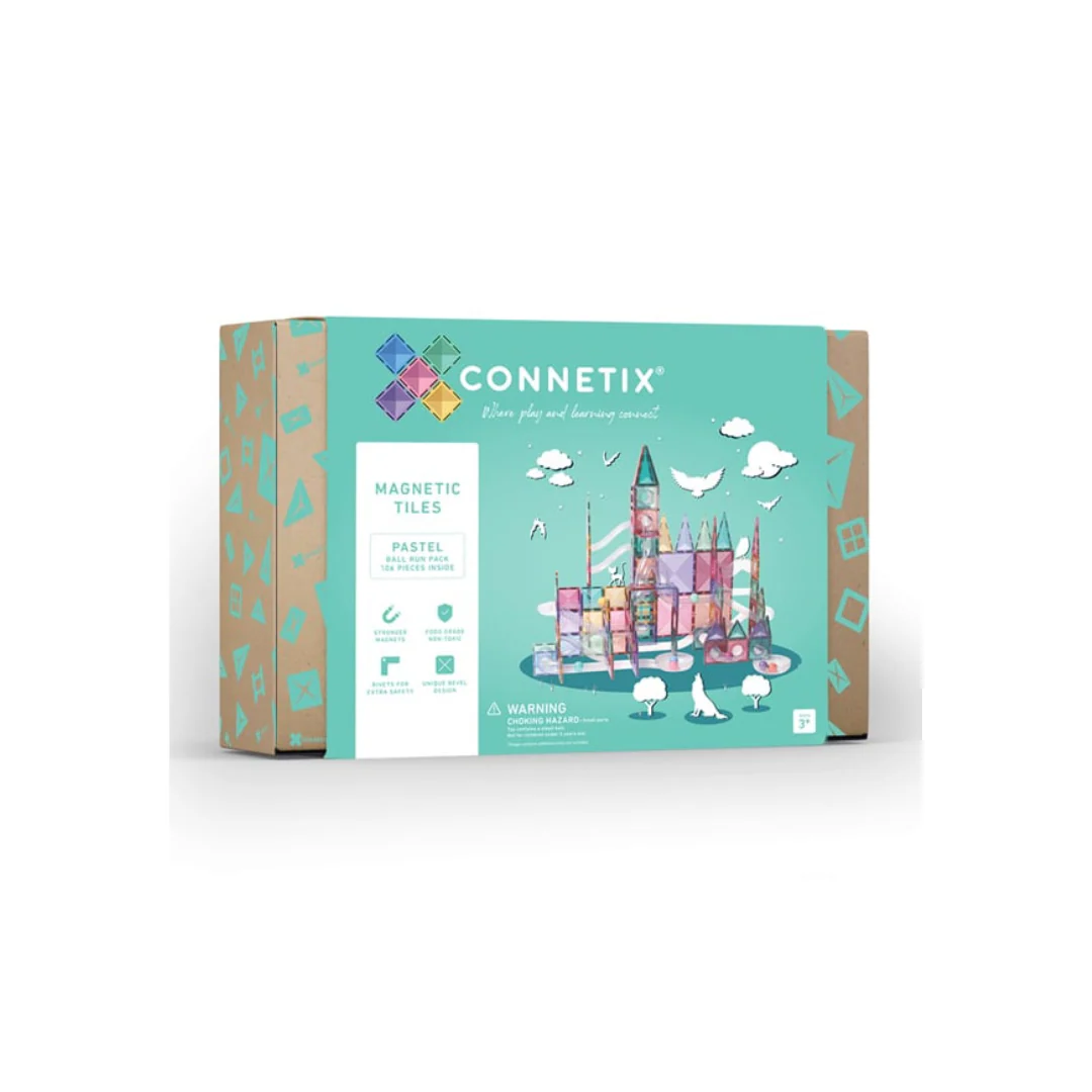 Connetix Magnetic Tiles | Pastel Marble Run (106 pcs) - Image 4
