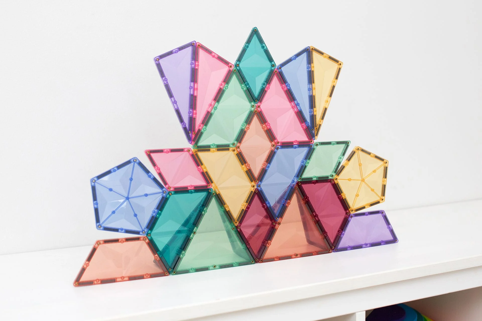 Connetix Magnetic Tiles | Pastel Expansion Pack (48 pcs) - Image 5