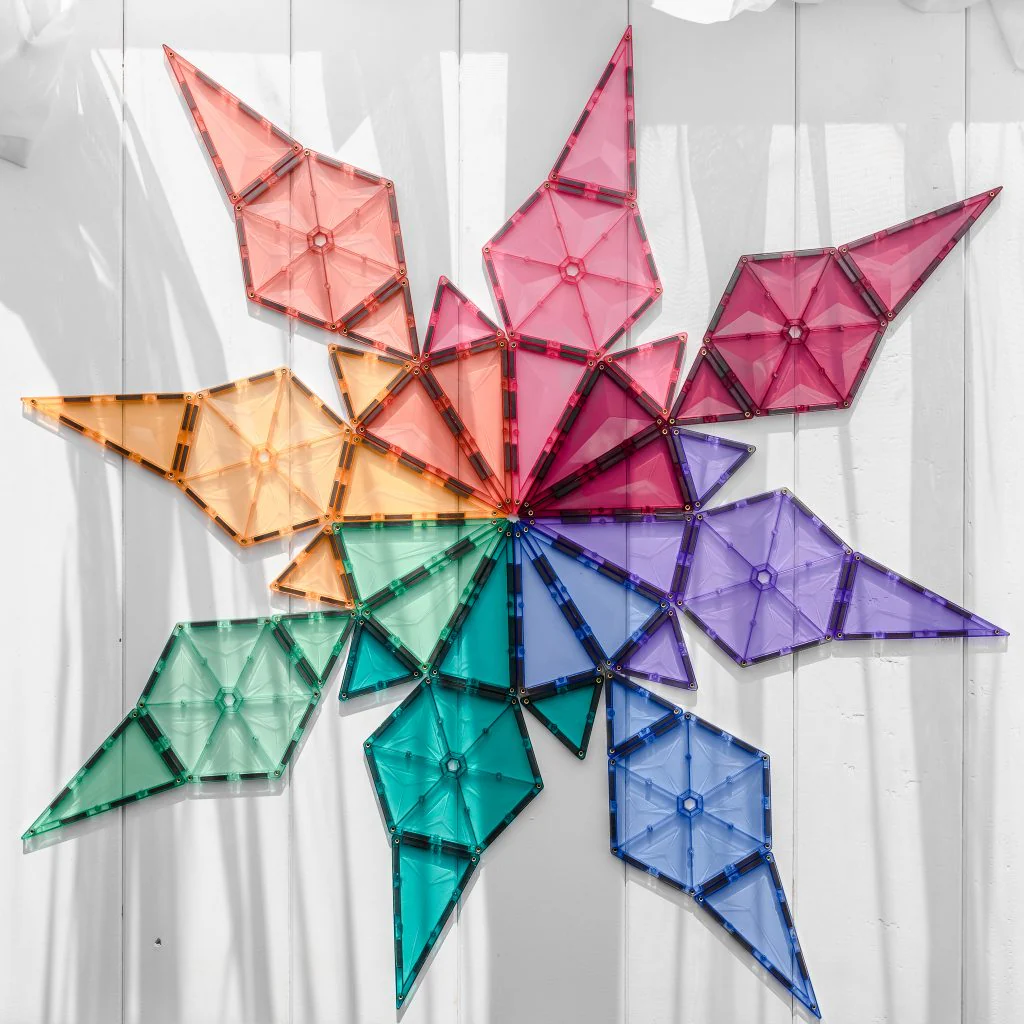 Connetix Magnetic Tiles | Pastel Mega Pack (202 pcs) - Image 10