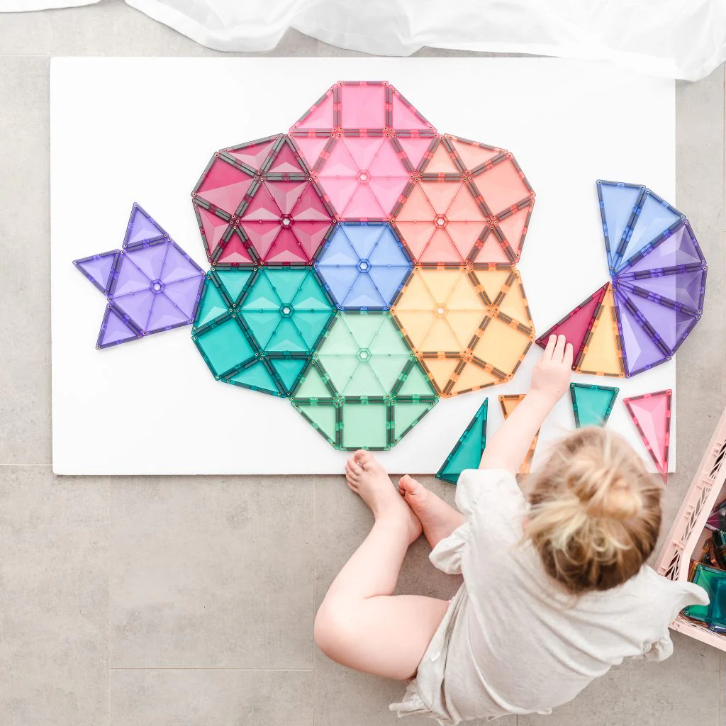 Connetix Magnetic Tiles | Pastel Mega Pack (202 pcs) - Image 11