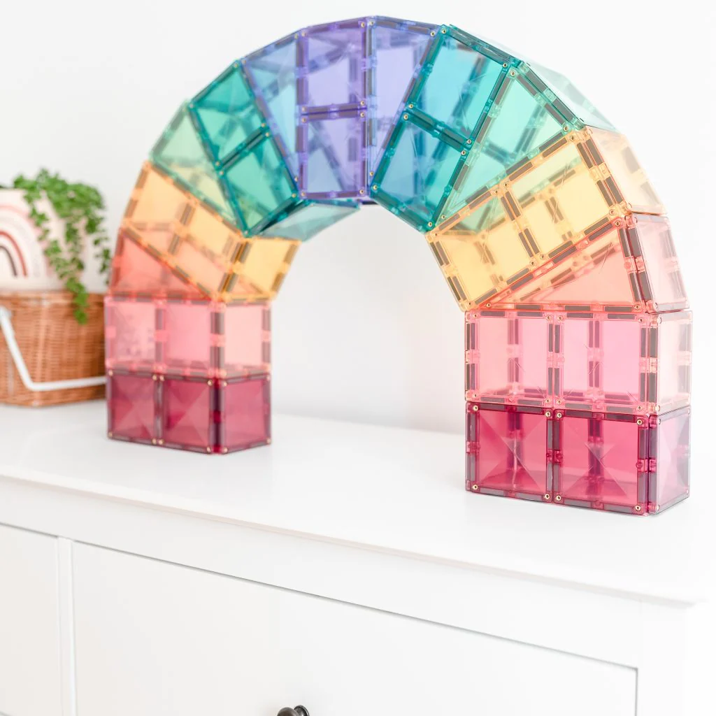 Connetix Magnetic Tiles | Pastel Mega Pack (202 pcs) - Image 3