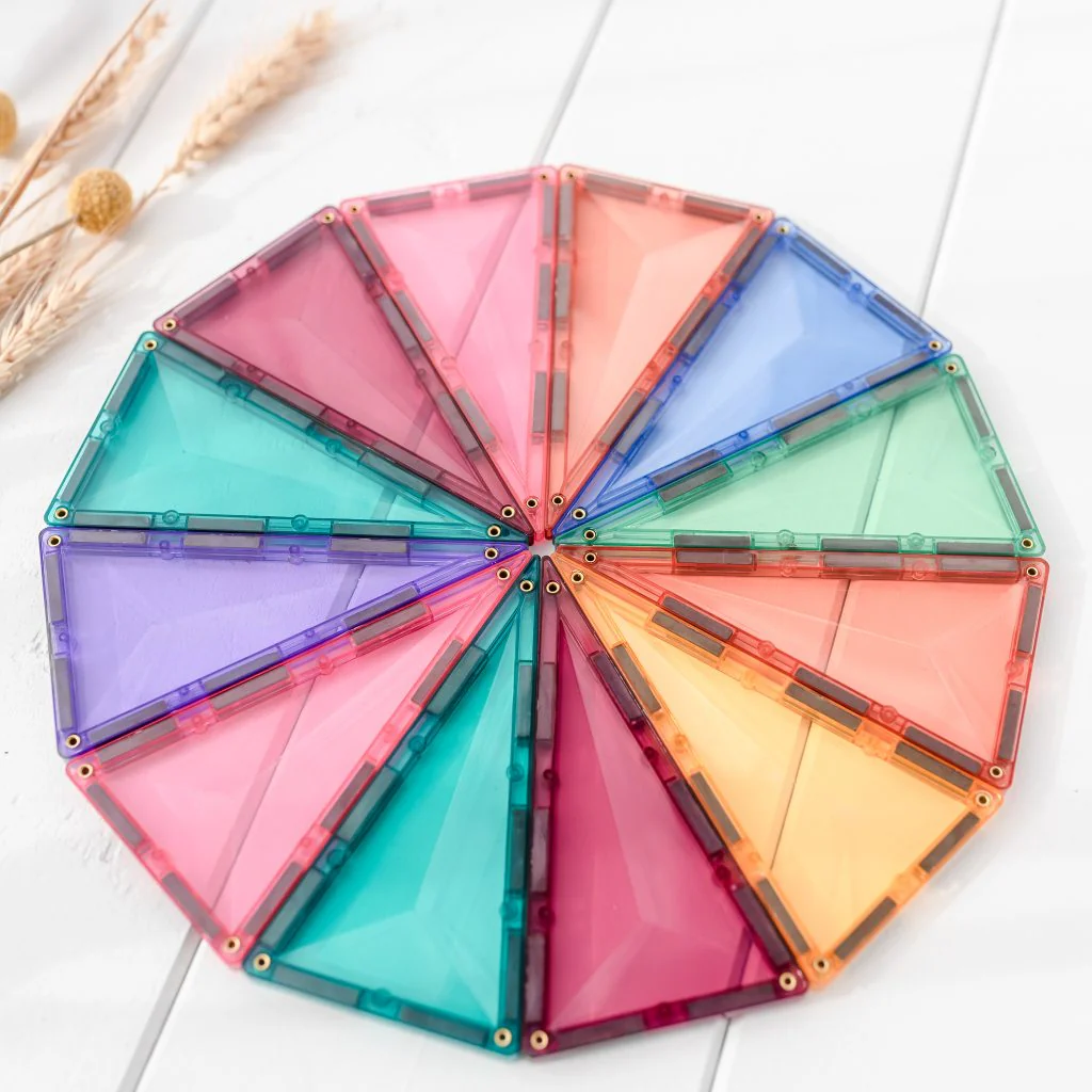 Connetix Magnetic Tiles | Pastel Mega Pack (202 pcs) - Image 6