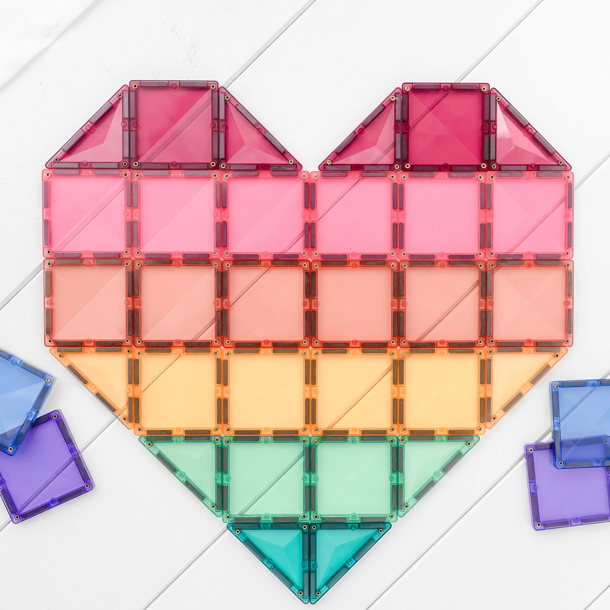 Connetix Magnetic Tiles | Pastel Mega Pack (202 pcs) - Image 7