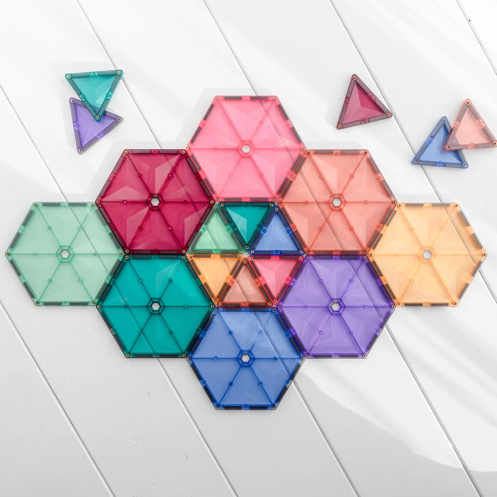 Connetix Magnetic Tiles | Pastel Mega Pack (202 pcs) - Image 8