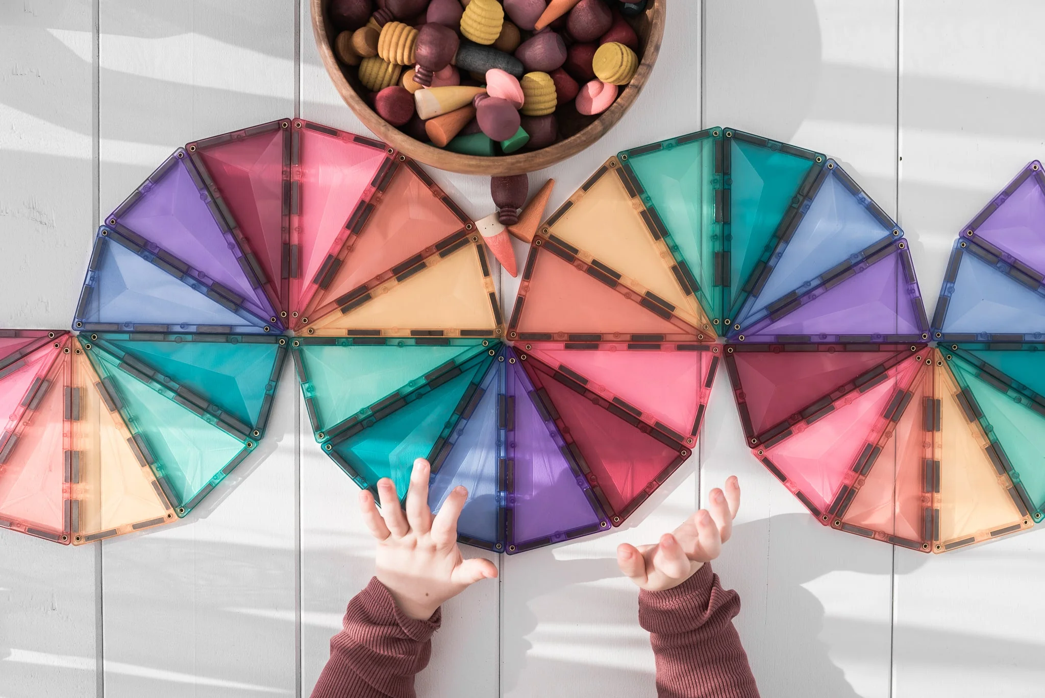 Connetix Magnetic Tiles | Pastel Mega Pack (202 pcs) - Image 9