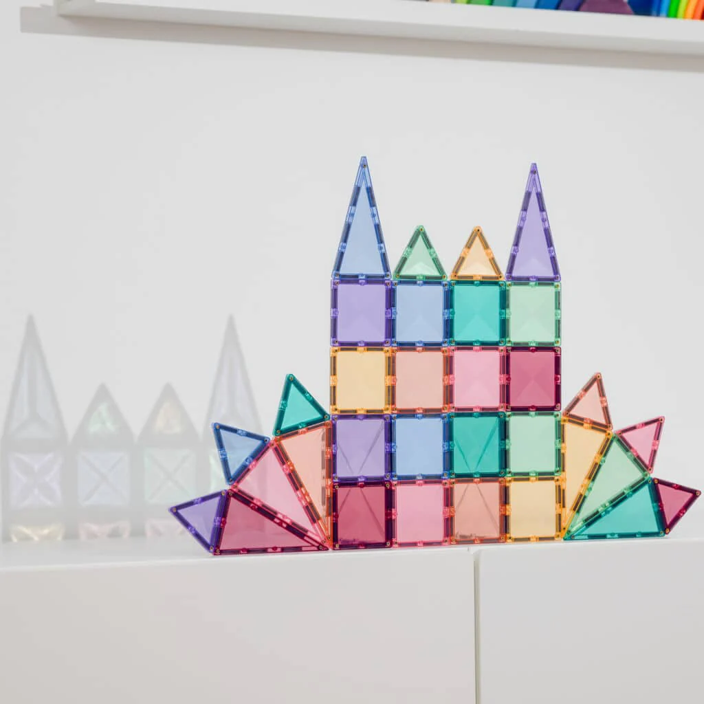 Connetix Magnetic Tiles | Pastel Mini Pack (32 pcs) - Image 3