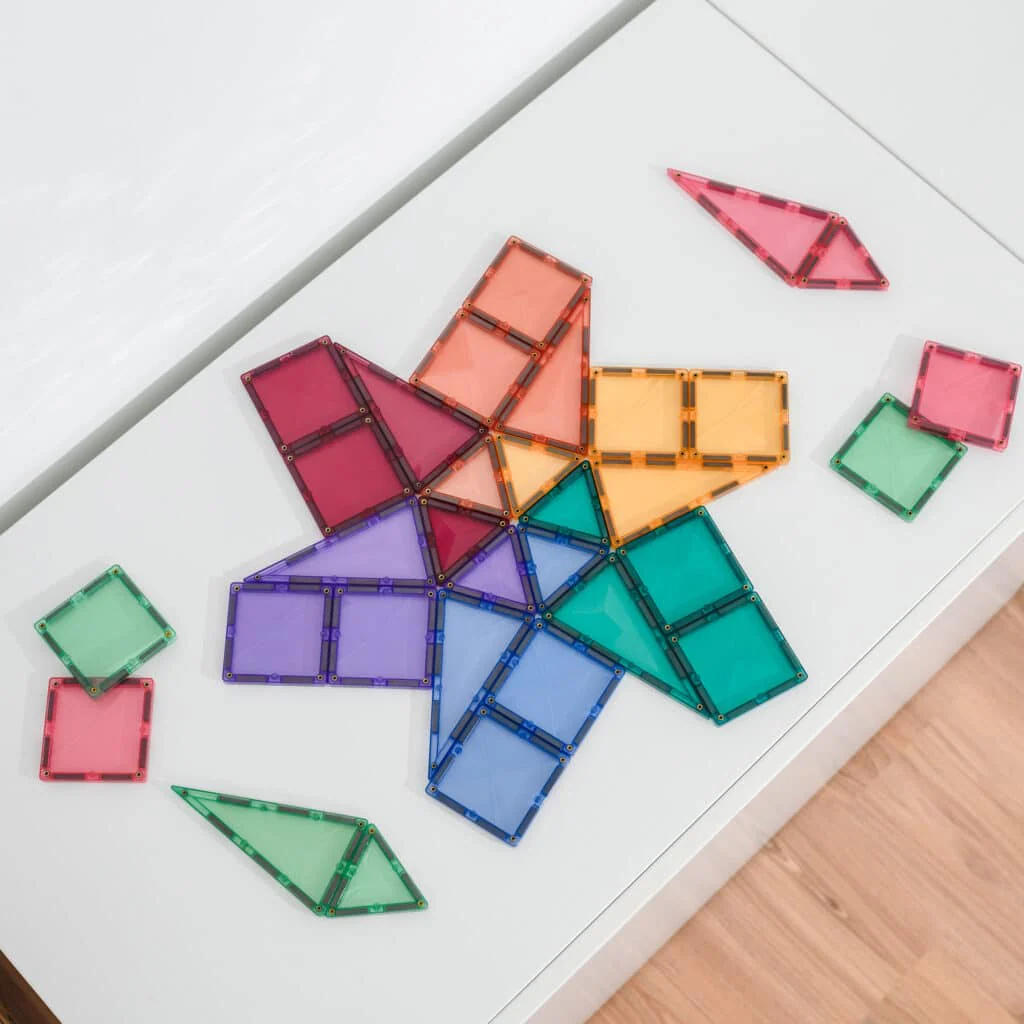 Connetix Magnetic Tiles | Pastel Mini Pack (32 pcs) - Image 4