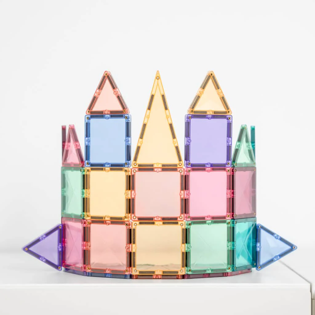 Connetix Magnetic Tiles | Pastel Mini Pack (32 pcs) - Image 6
