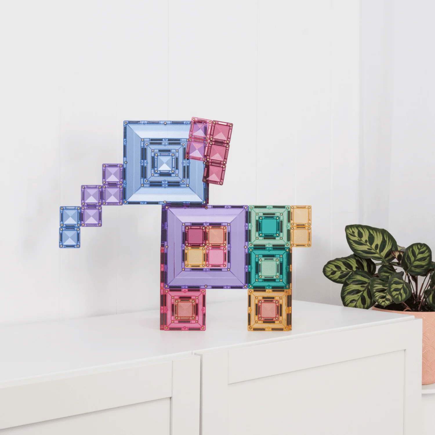 Connetix Magnetic Tiles | Pastel Portal Pack (48 pcs) - Image 6