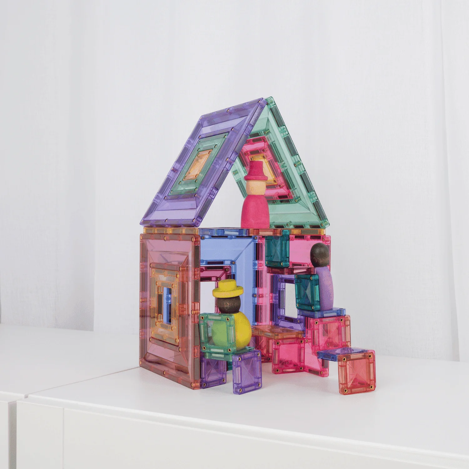 Connetix Magnetic Tiles | Pastel Portal Pack (48 pcs) - Image 7