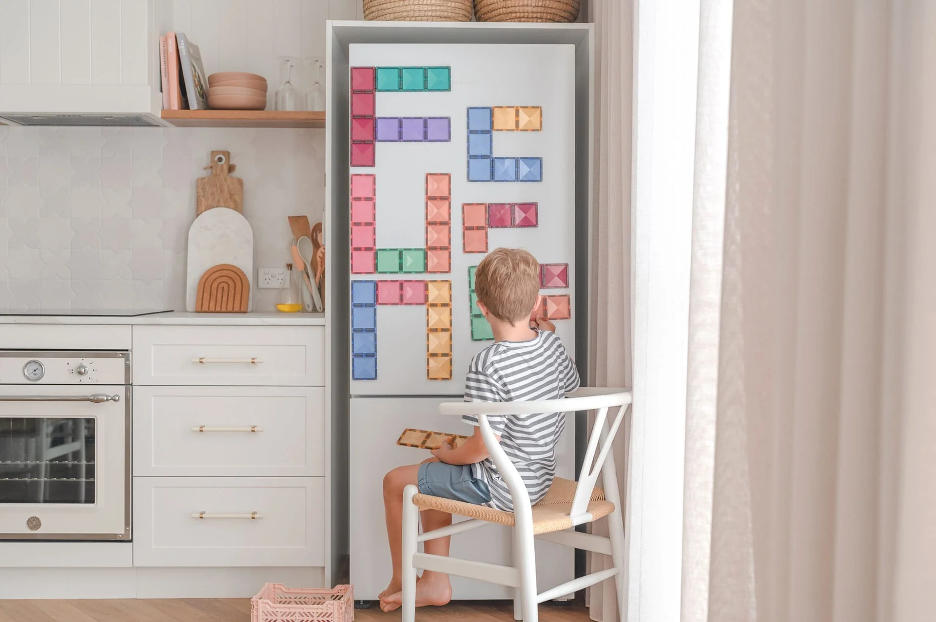 Connetix Magnetic Tiles | Pastel Rectangle Pack (24 pcs) - Image 5