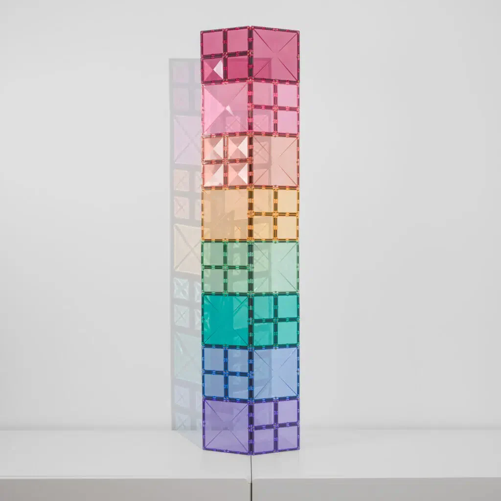 Connetix Magnetic Tiles | Pastel Square Pack (40 pcs) - Image 3