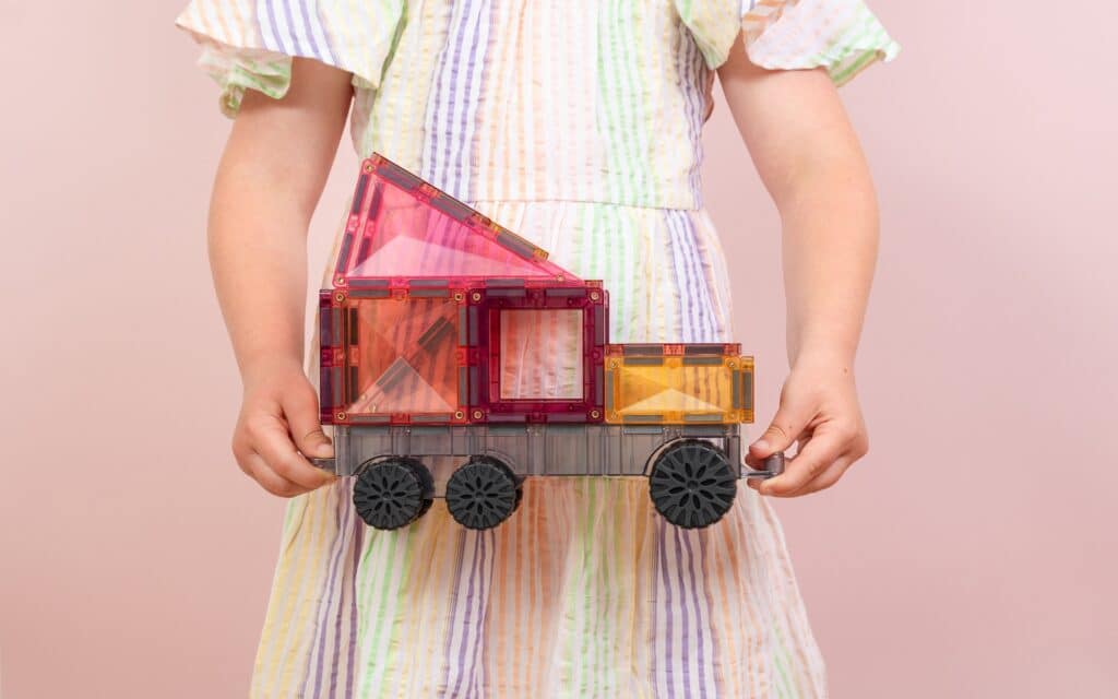 Connetix Magnetic Tiles | Pastel Transport Pack (50 pcs) - Image 11