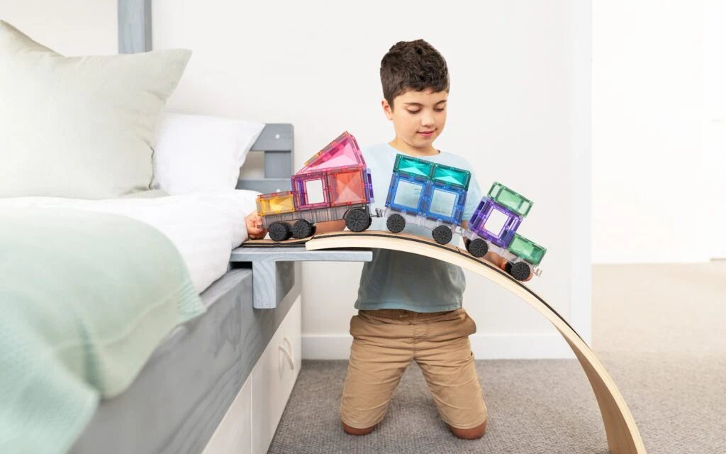Connetix Magnetic Tiles | Pastel Transport Pack (50 pcs) - Image 3