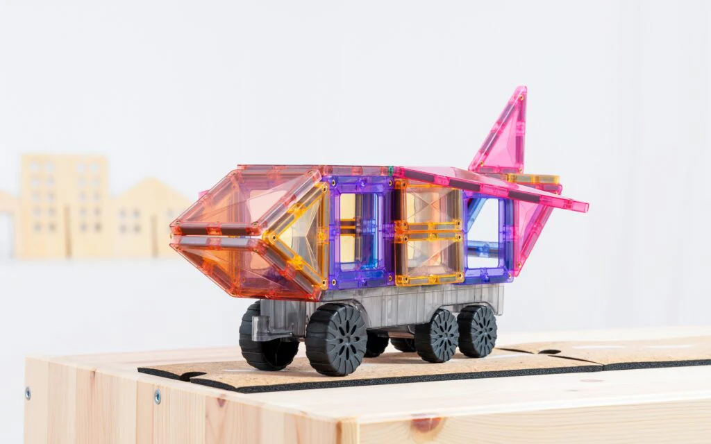 Connetix Magnetic Tiles | Pastel Transport Pack (50 pcs) - Image 4