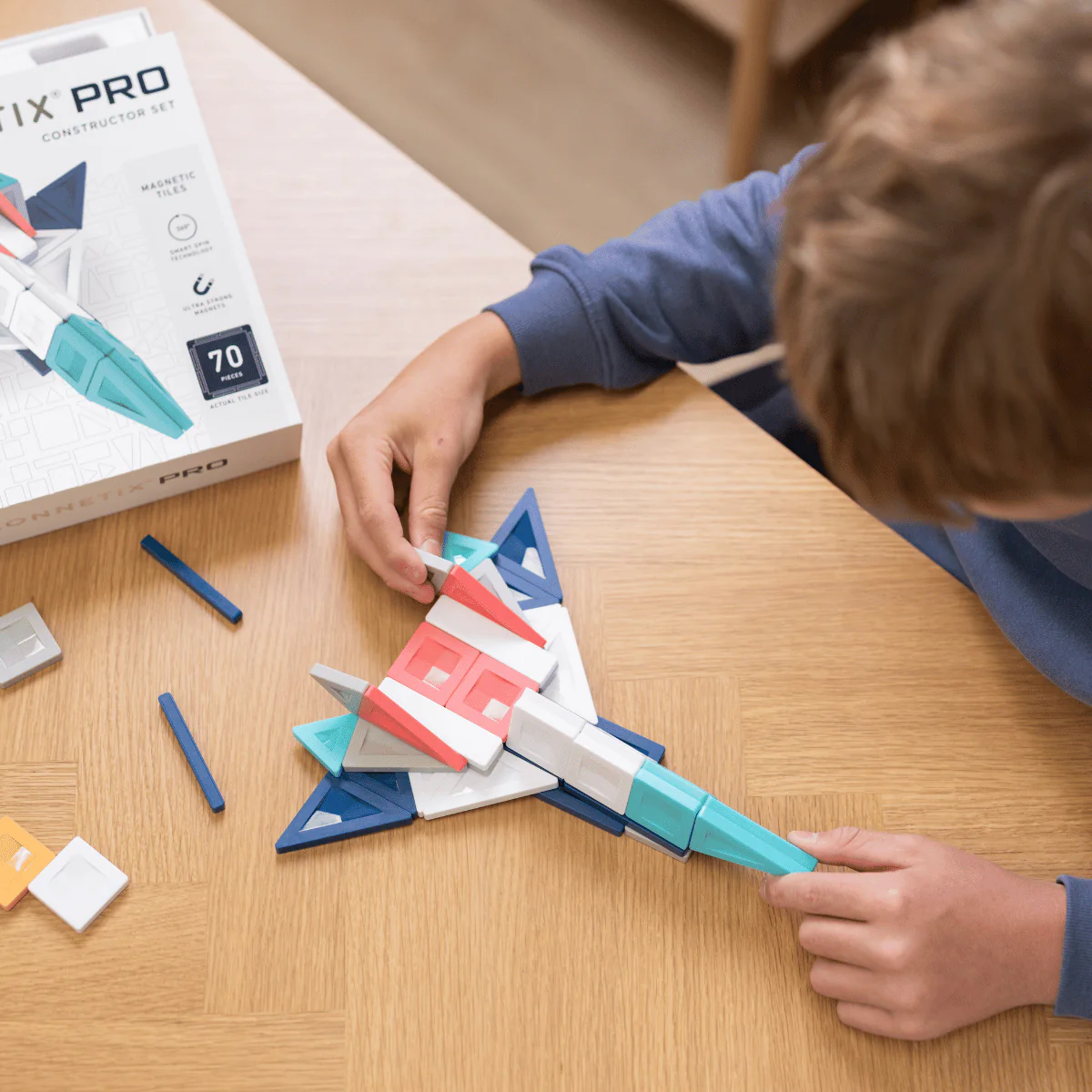 Connetix Magnetic Tiles | PRO Constructor Set (70 pcs) - Image 3