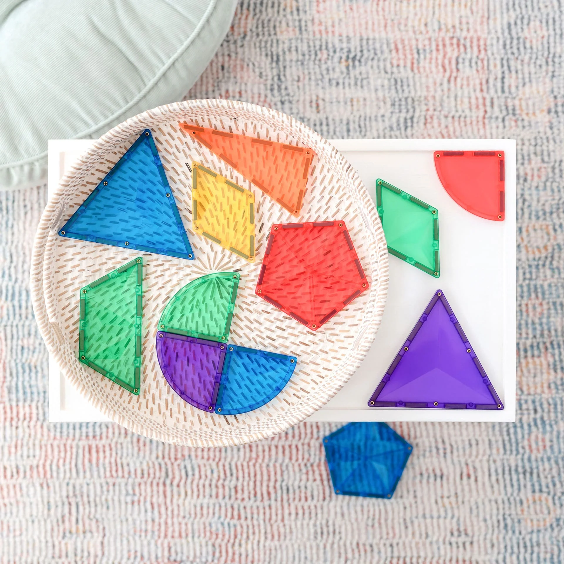 Connetix Magnetic Tiles | Rainbow Expansion Pack (36 pcs) - Image 4