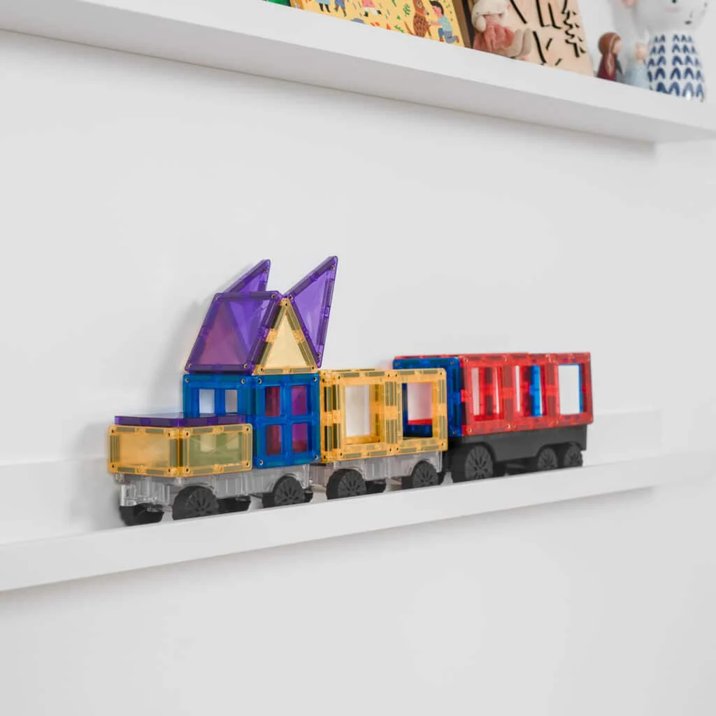 Connetix Magnetic Tiles | Rainbow Transport Pack (50 pcs) - Image 5