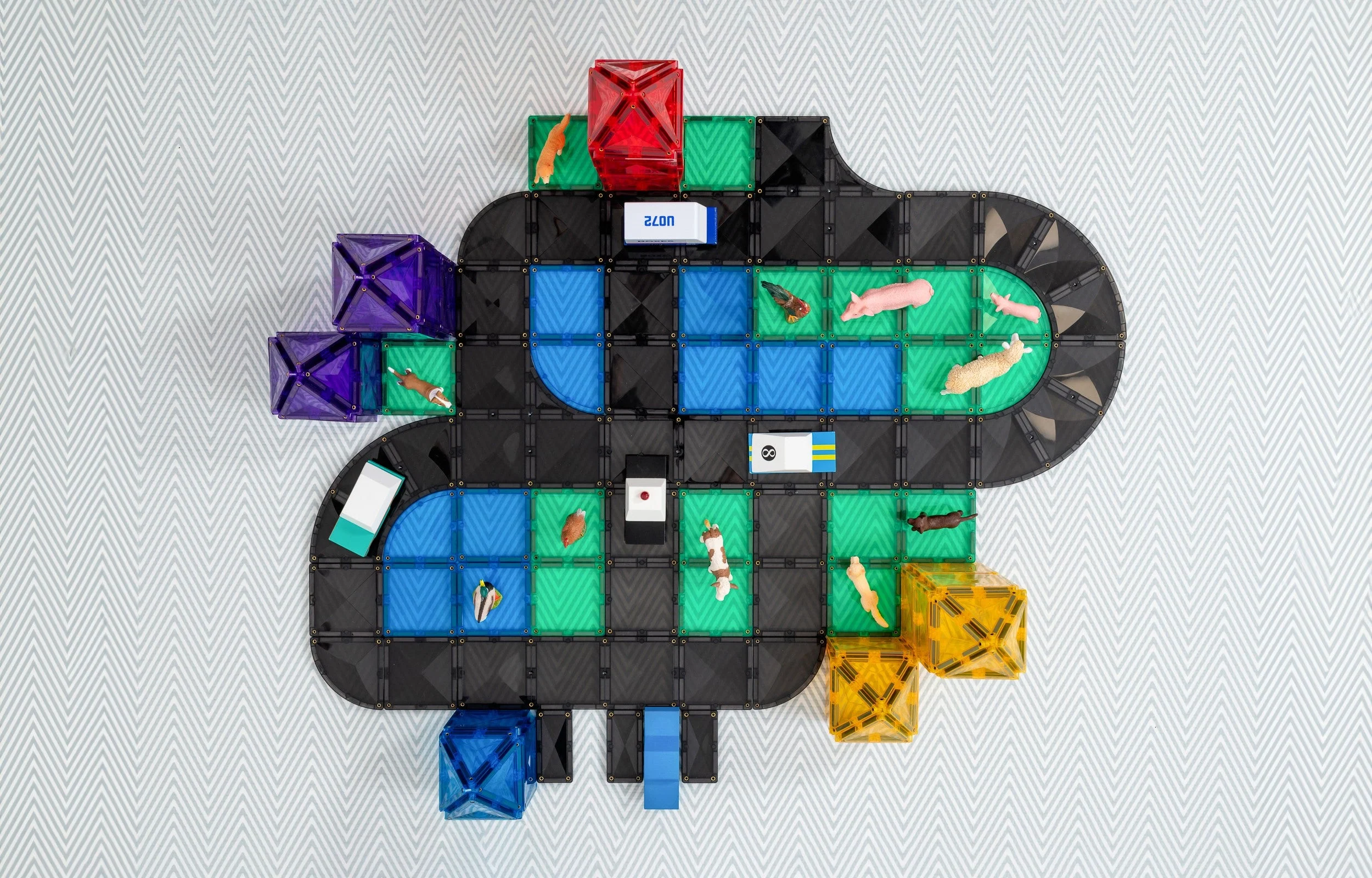Connetix Magnetic Tiles | Roads Creative Pack (48 pcs) - Image 3