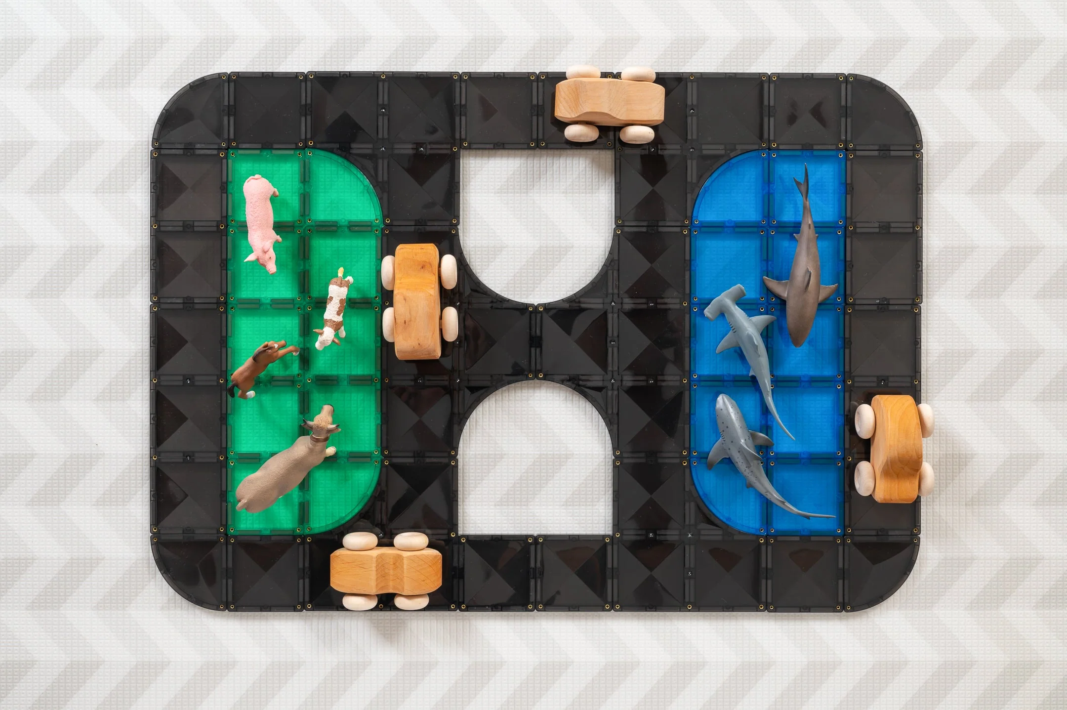 Connetix Magnetic Tiles | Roads Creative Pack (48 pcs) - Image 8